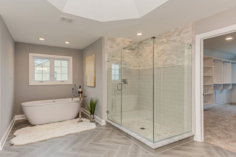 Dual Shower and Tub Areas